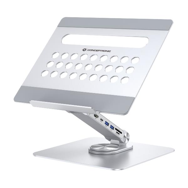 Conceptronic LAPTOP STAND WITH 7-IN-1 DOCKING